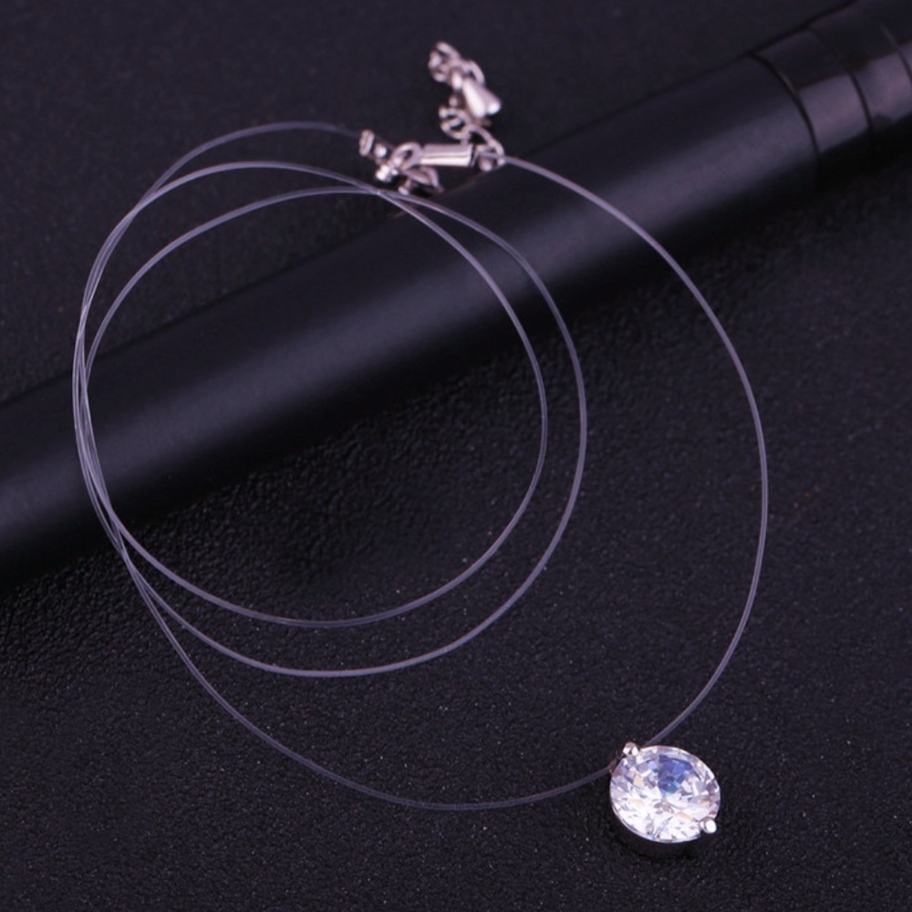 4/$15 New - Amaya Illusion Necklace - Picture 4 of 5